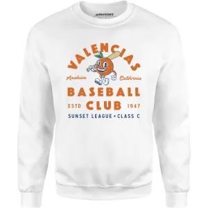 Anaheim Valencias - California - Vintage Defunct Baseball Teams - Unisex Sweatshirt