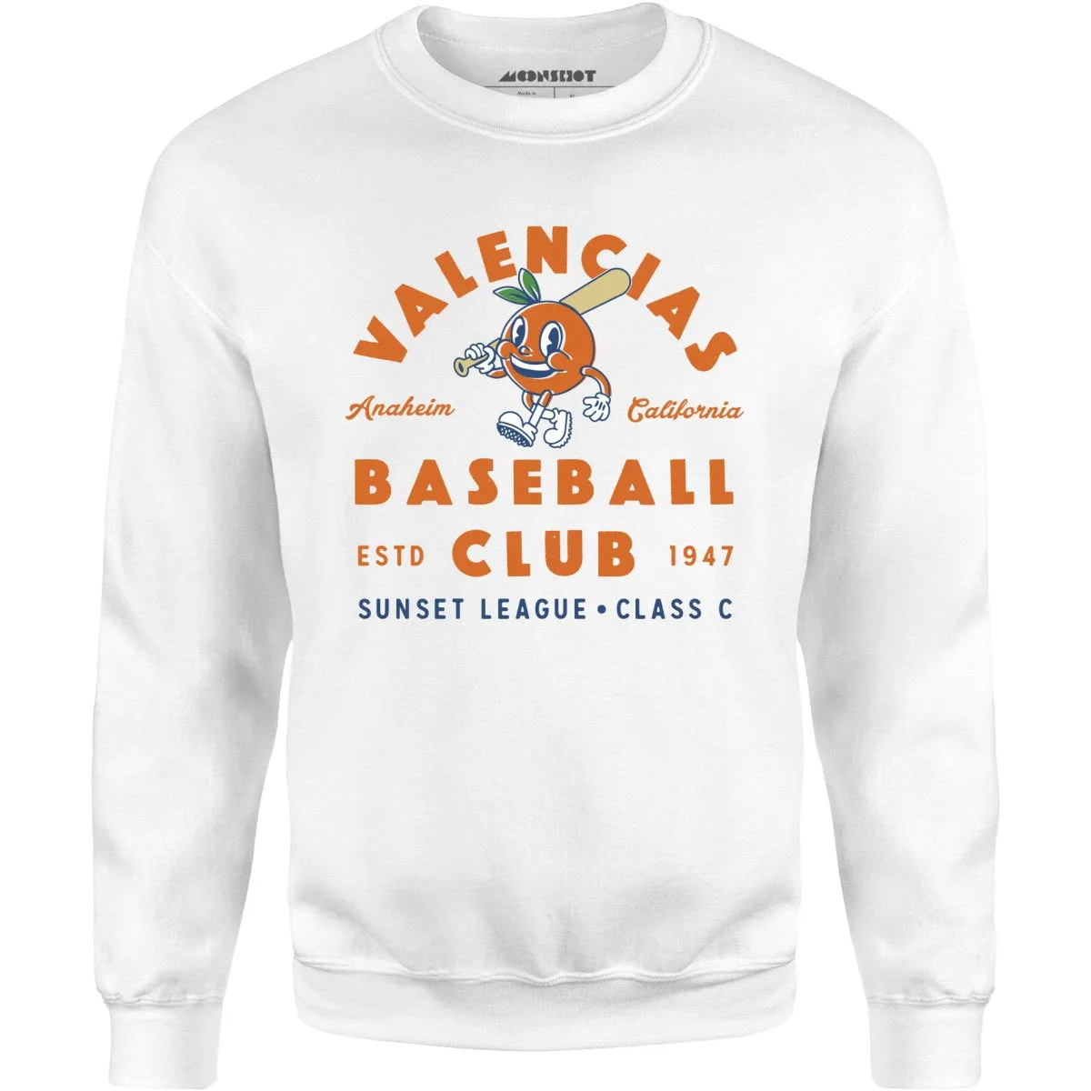 Anaheim Valencias - California - Vintage Defunct Baseball Teams - Unisex Sweatshirt