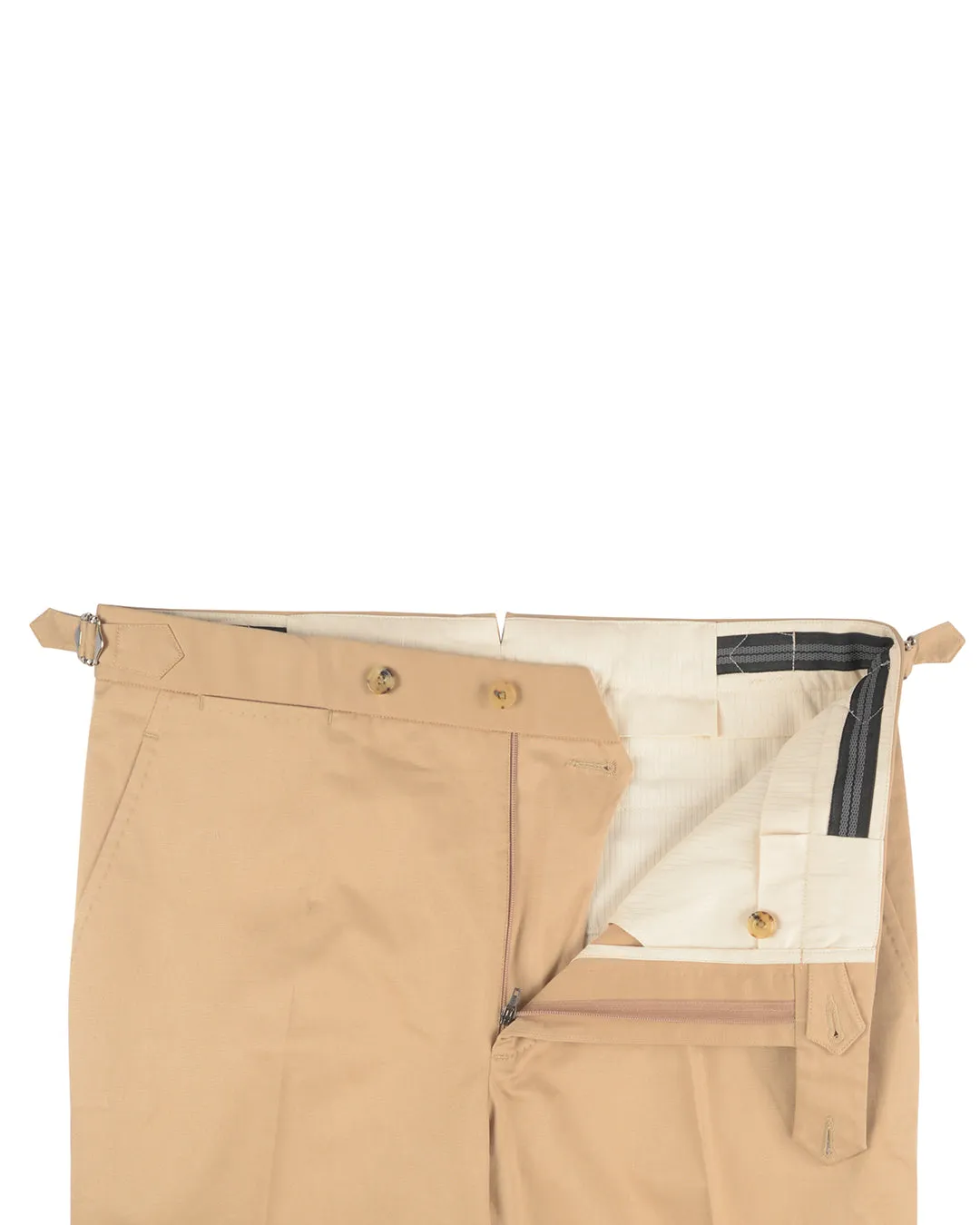 Beige Stretchable Chino