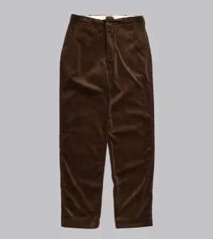 Bryceland's Army Chinos Corduroy Dark Brown