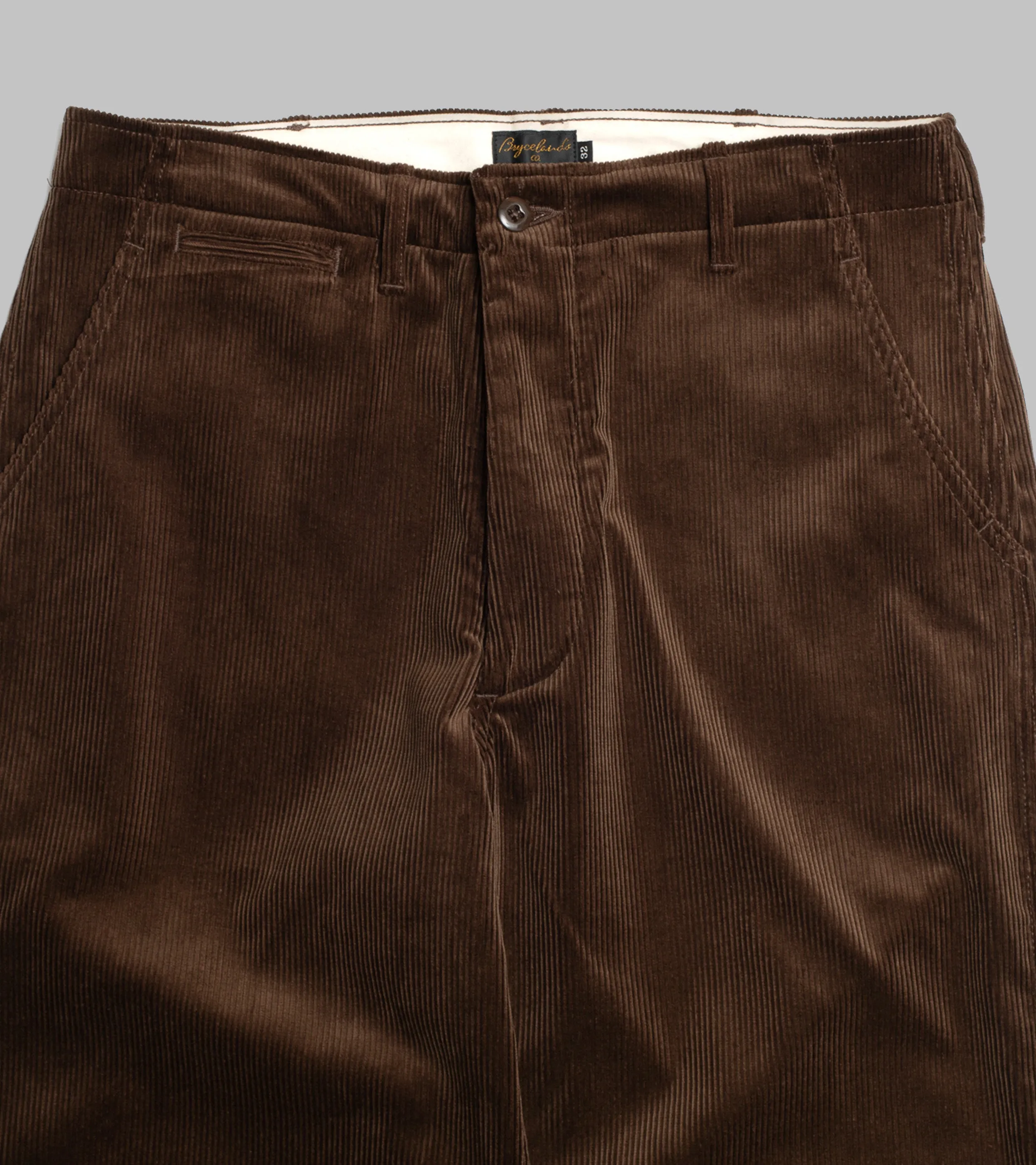 Bryceland's Army Chinos Corduroy Dark Brown