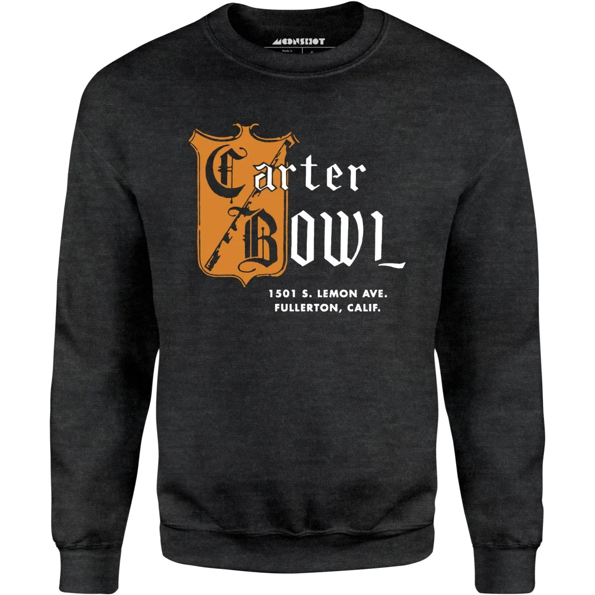 Carter Bowl - Fullerton, CA - Vintage Bowling Alley - Unisex Sweatshirt