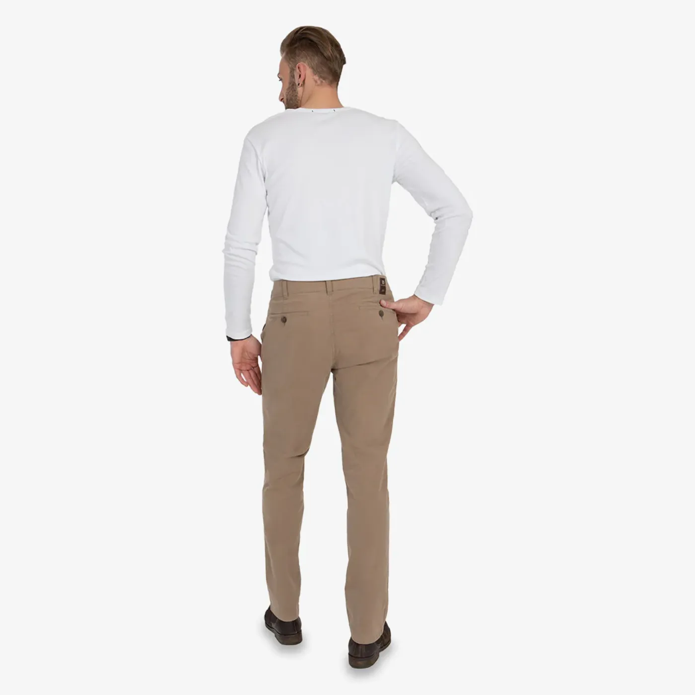 Club Of Comfort Denver Mens Chino | Navy / Tan