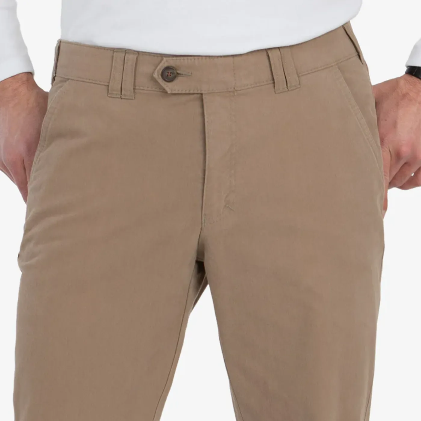 Club Of Comfort Denver Mens Chino | Navy / Tan