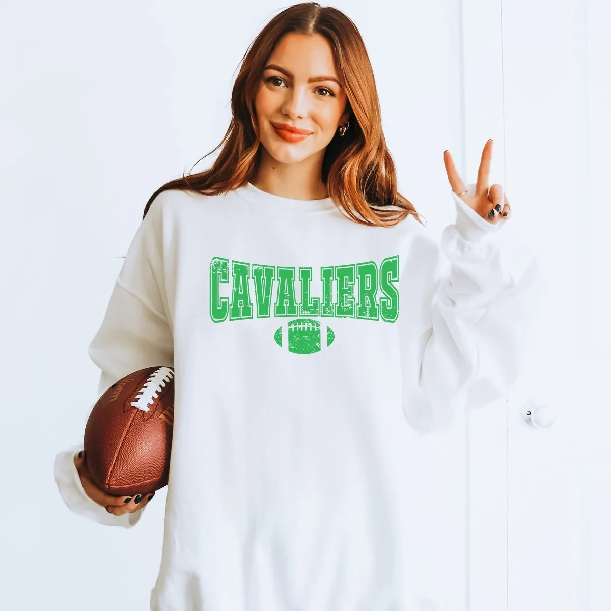 Custom Football Team Crew Sweatshirts