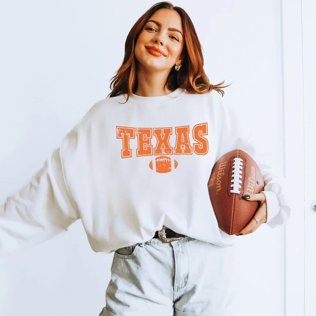 Custom Football Team Crew Sweatshirts