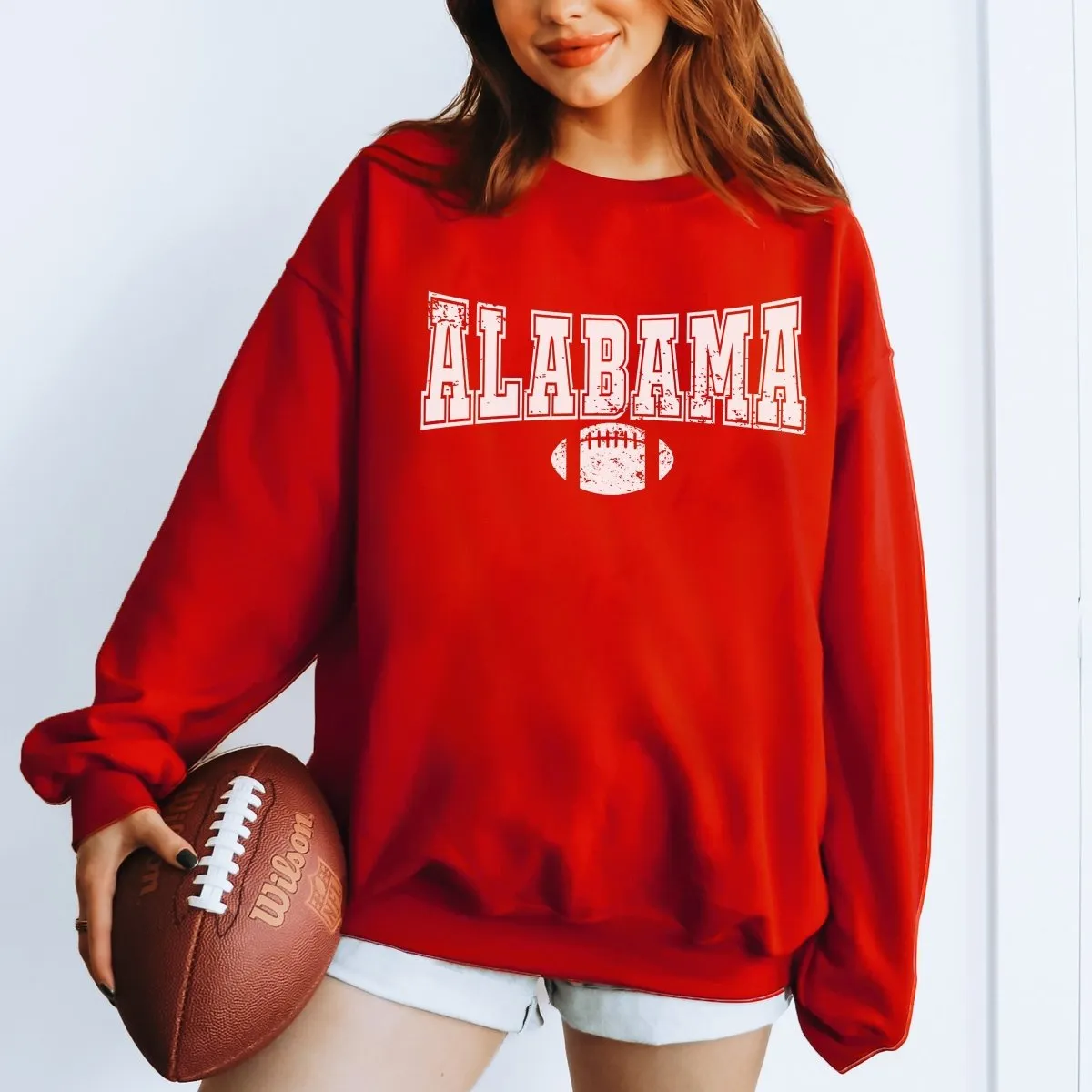 Custom Football Team Crew Sweatshirts