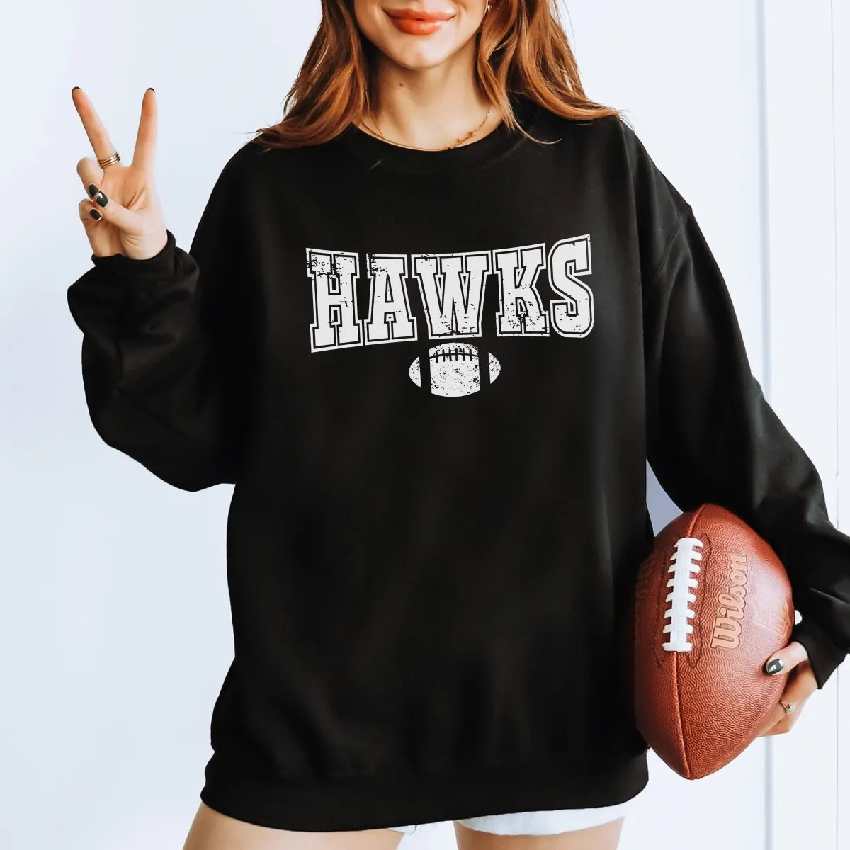 Custom Football Team Crew Sweatshirts