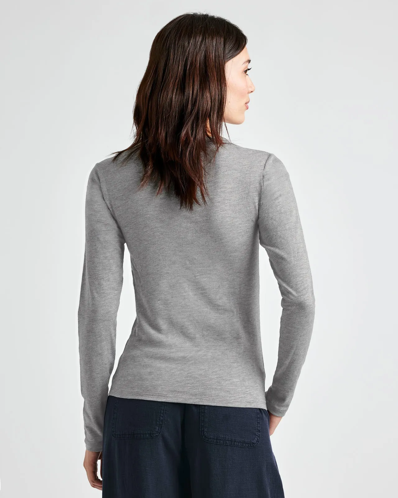 Eva Long Sleeve Slub Tee