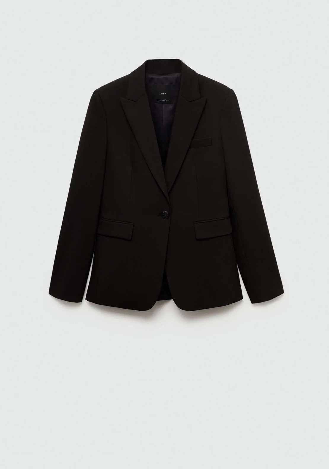 Fitted suit jacket - Black