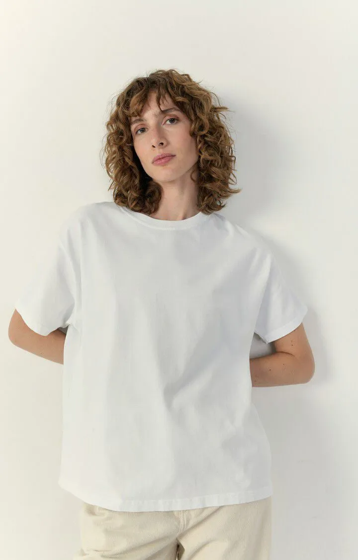 FIZVALLEY Short Sleeve Crew Tee in White