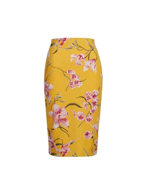 Floral Pencil Skirt