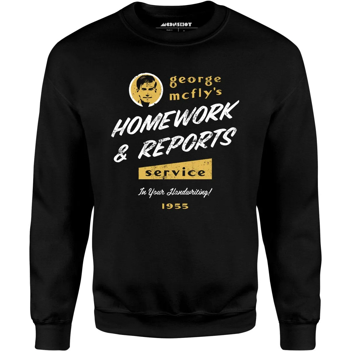 George McFly's Homework & Reports Service - Unisex Sweatshirt