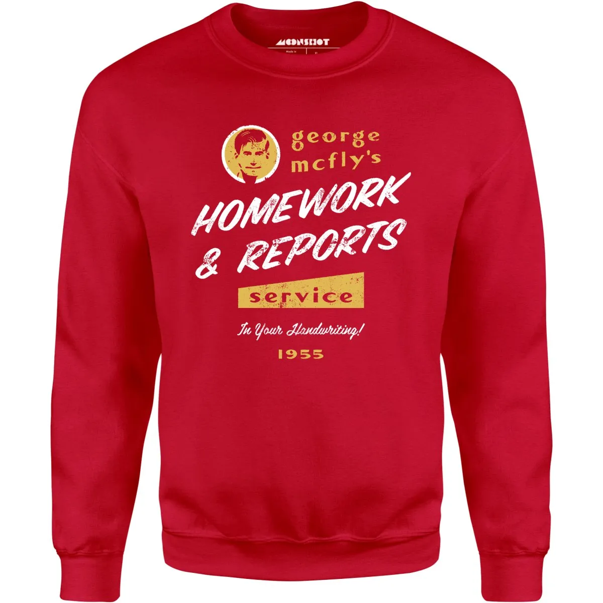 George McFly's Homework & Reports Service - Unisex Sweatshirt