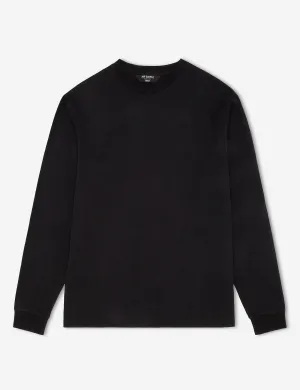 Heavy Weight Longsleeve Tee - Black