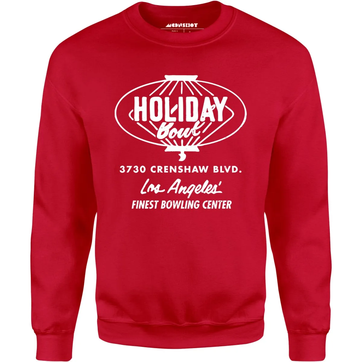 Holiday Bowl - Los Angeles, CA - Vintage Bowling Alley - Unisex Sweatshirt