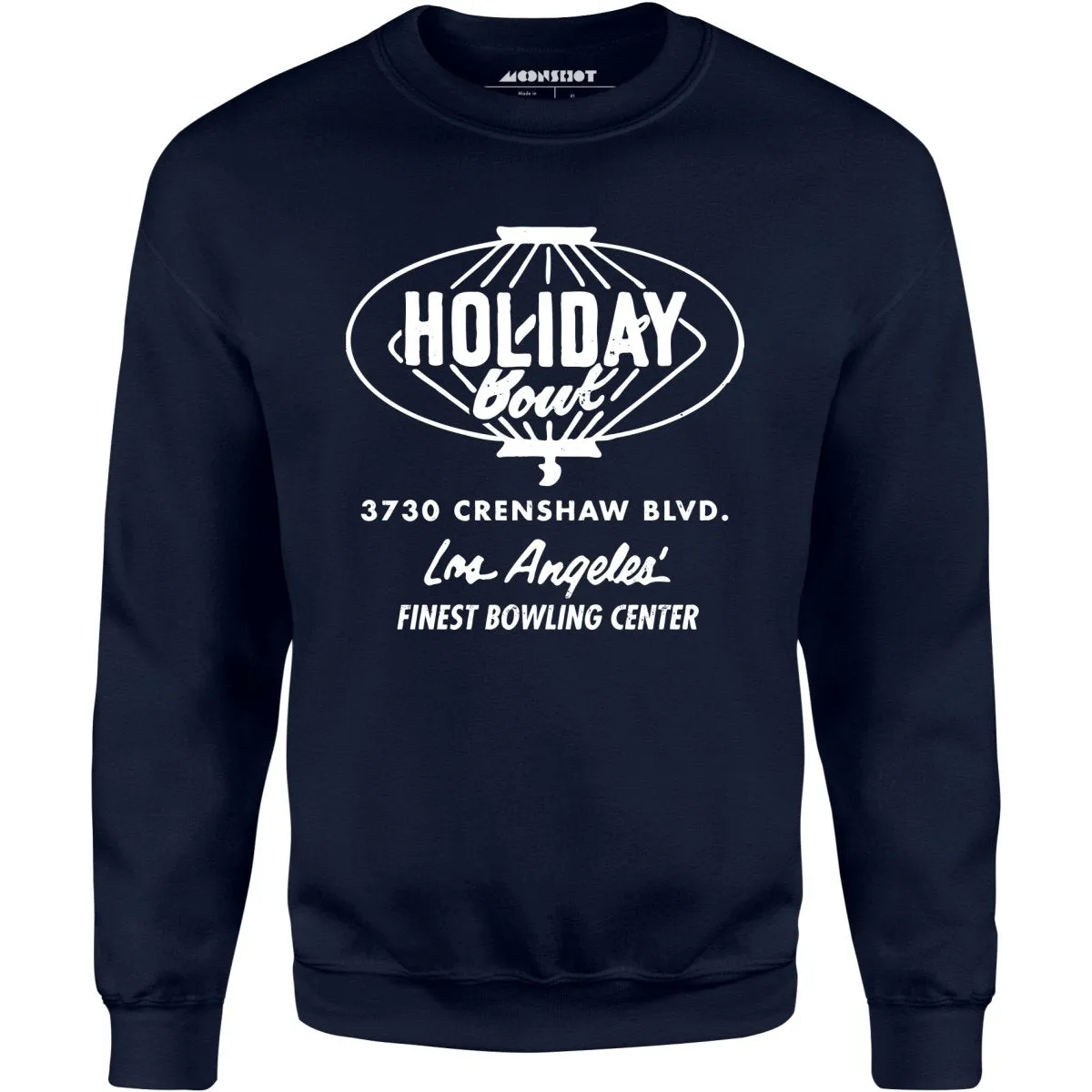 Holiday Bowl - Los Angeles, CA - Vintage Bowling Alley - Unisex Sweatshirt