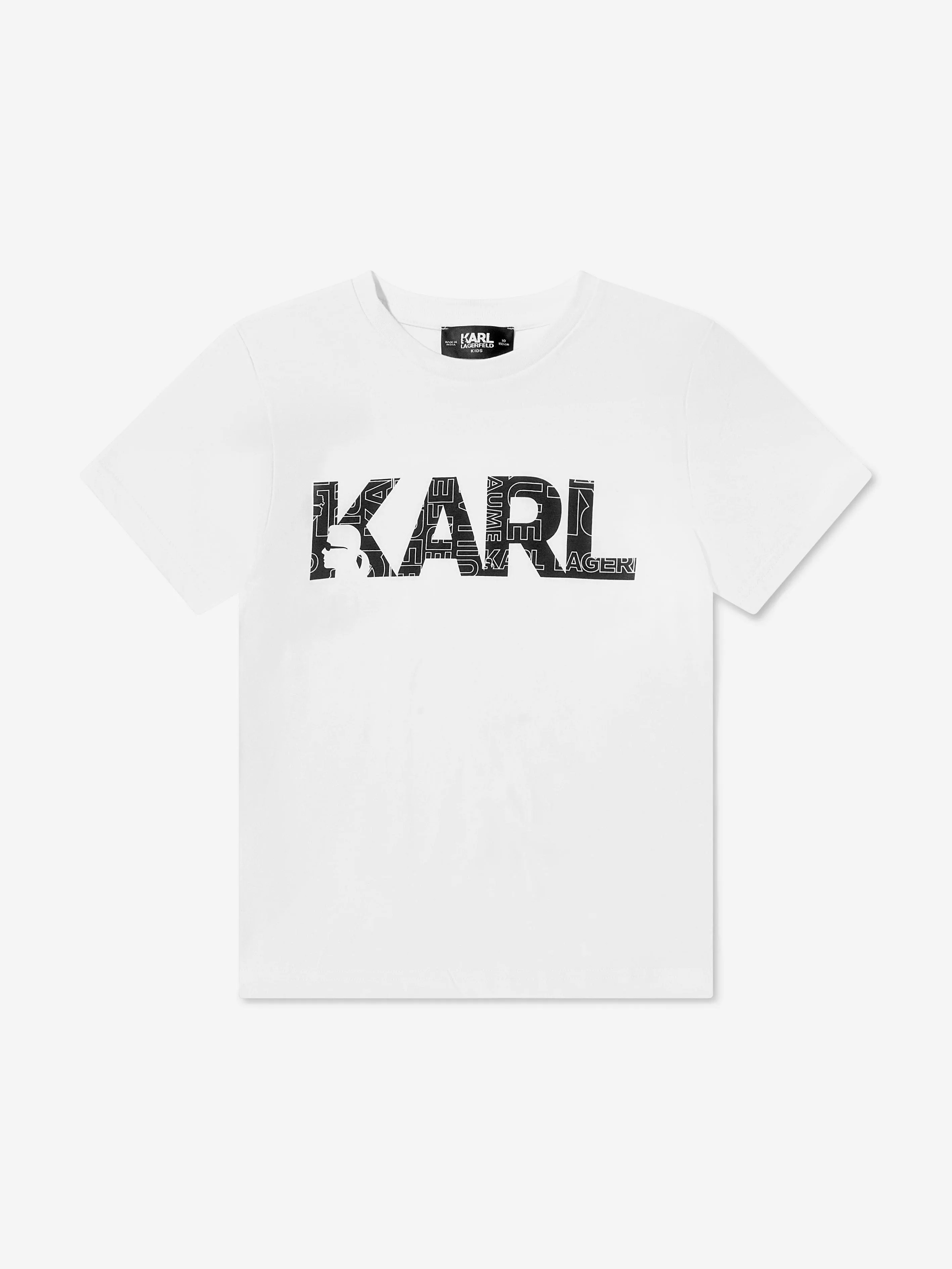 Karl Lagerfeld Boys Organic Cotton Logo T-Shirt