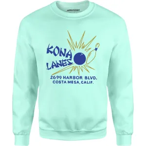 Kona Lanes v2 - Costa Mesa, CA - Vintage Bowling Alley - Unisex Sweatshirt