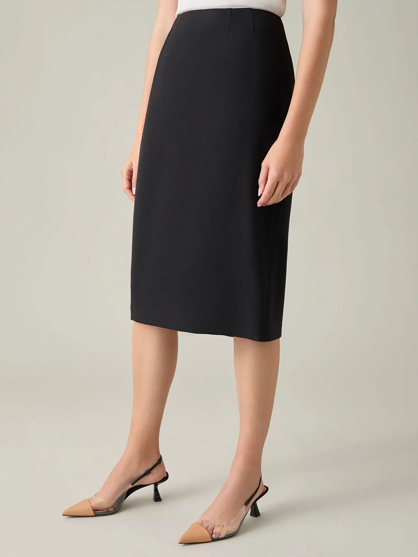 Lana Skirt, Iconic Stretch Crepe