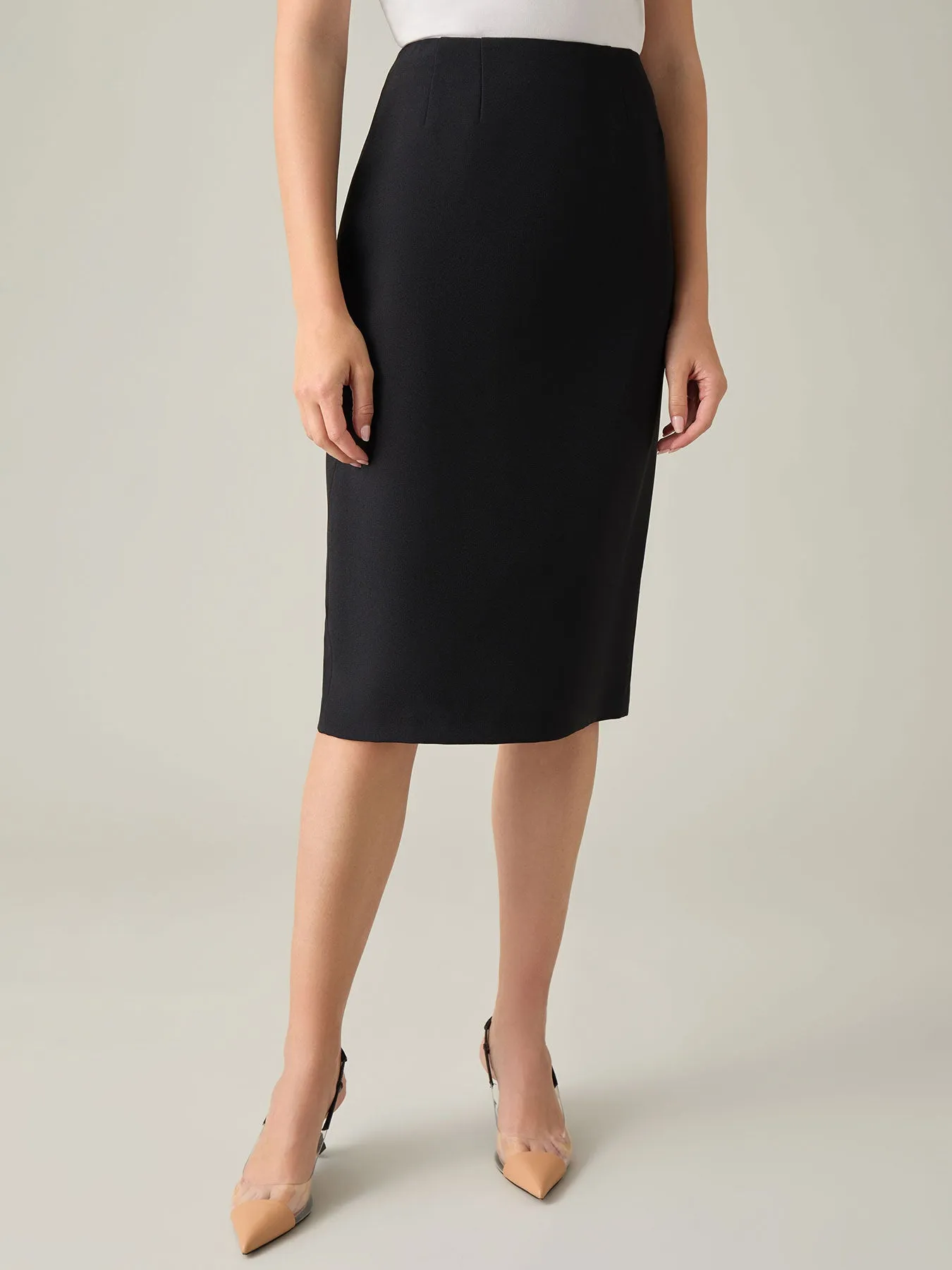 Lana Skirt, Iconic Stretch Crepe