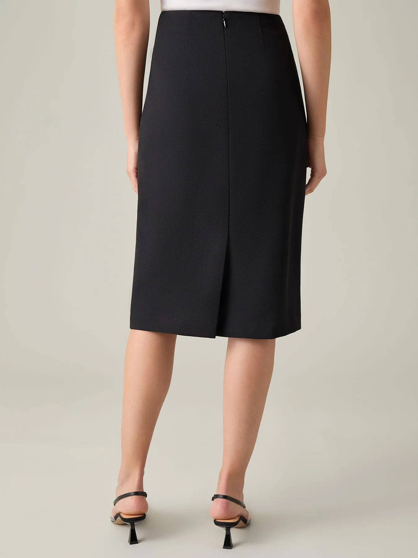 Lana Skirt, Iconic Stretch Crepe