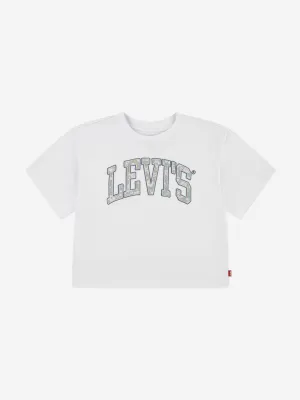 Levi's Girls Floral Logo T-Shirt in White