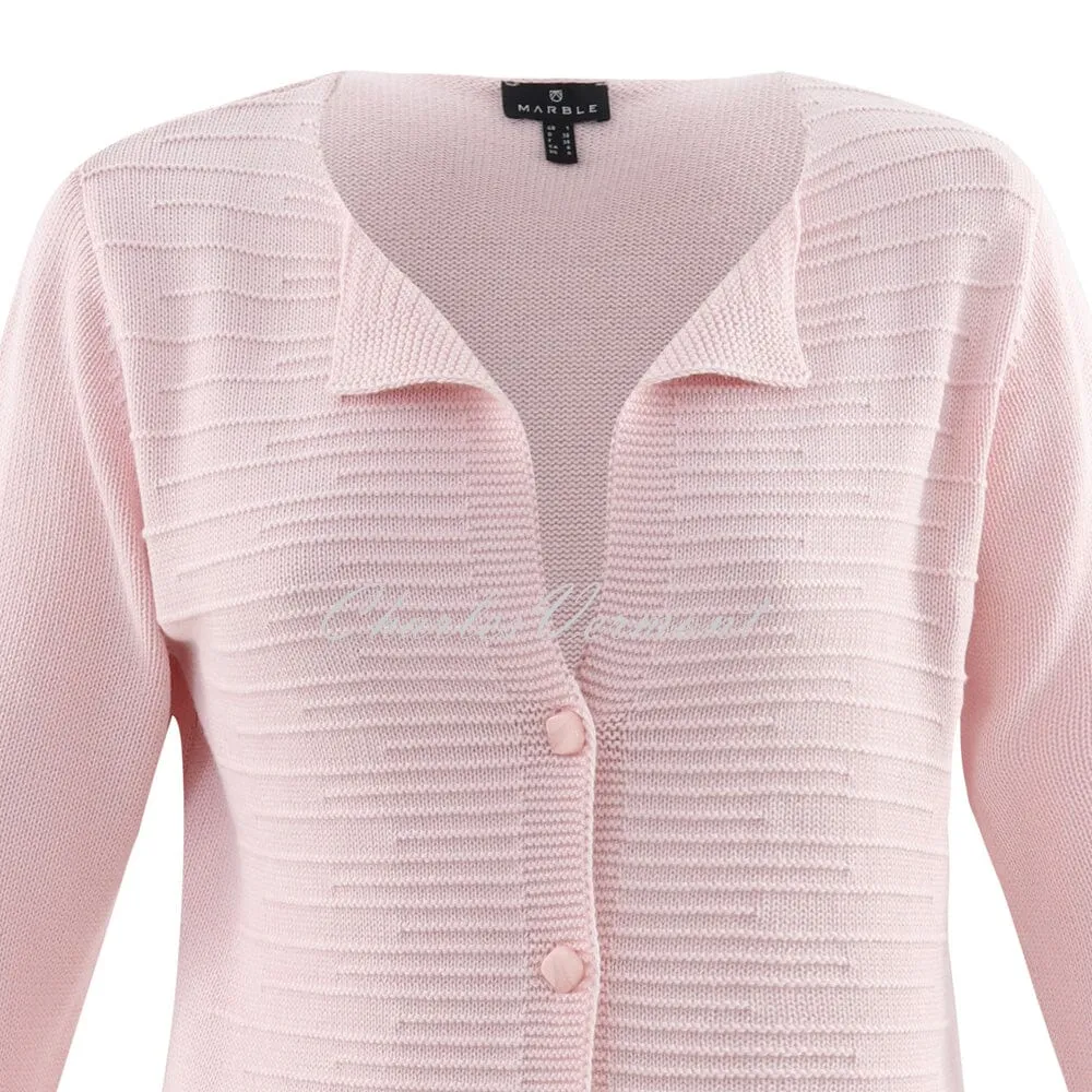 Marble Cardigan – Style 6122-120 (Pale Pink)