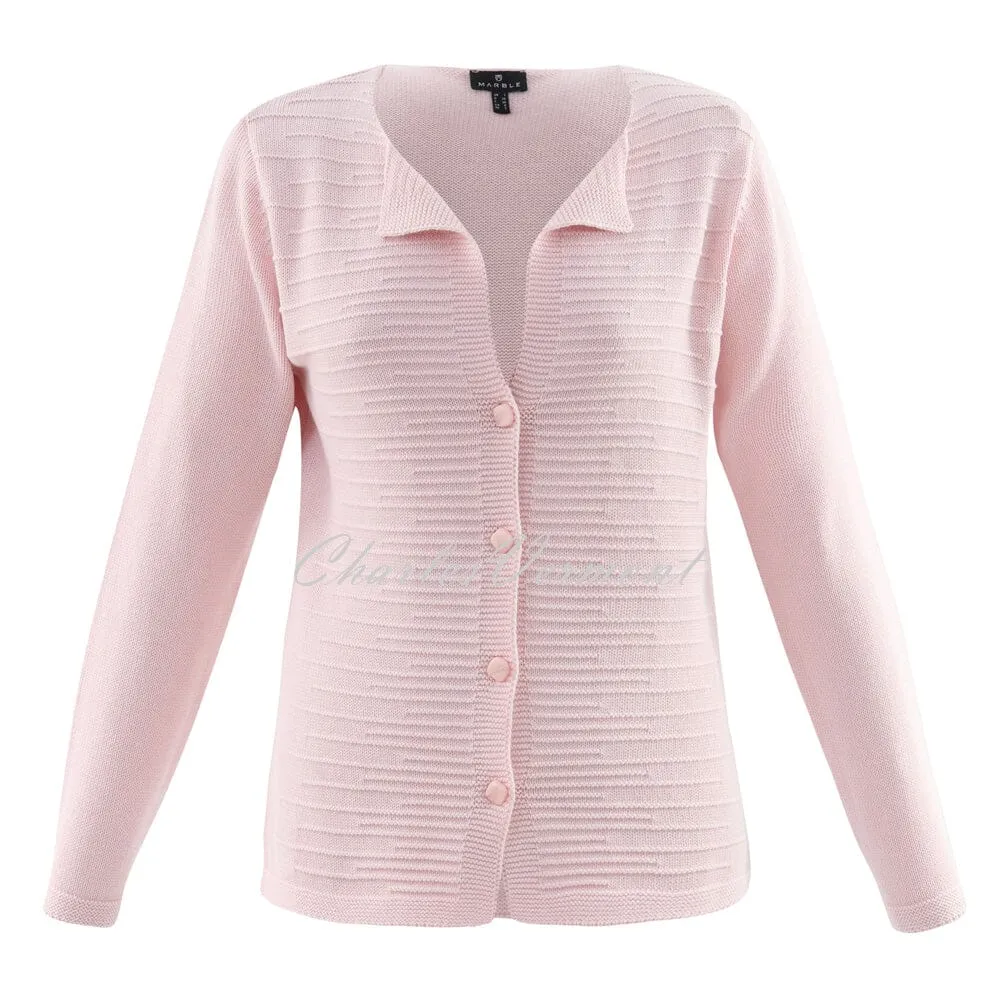 Marble Cardigan – Style 6122-120 (Pale Pink)