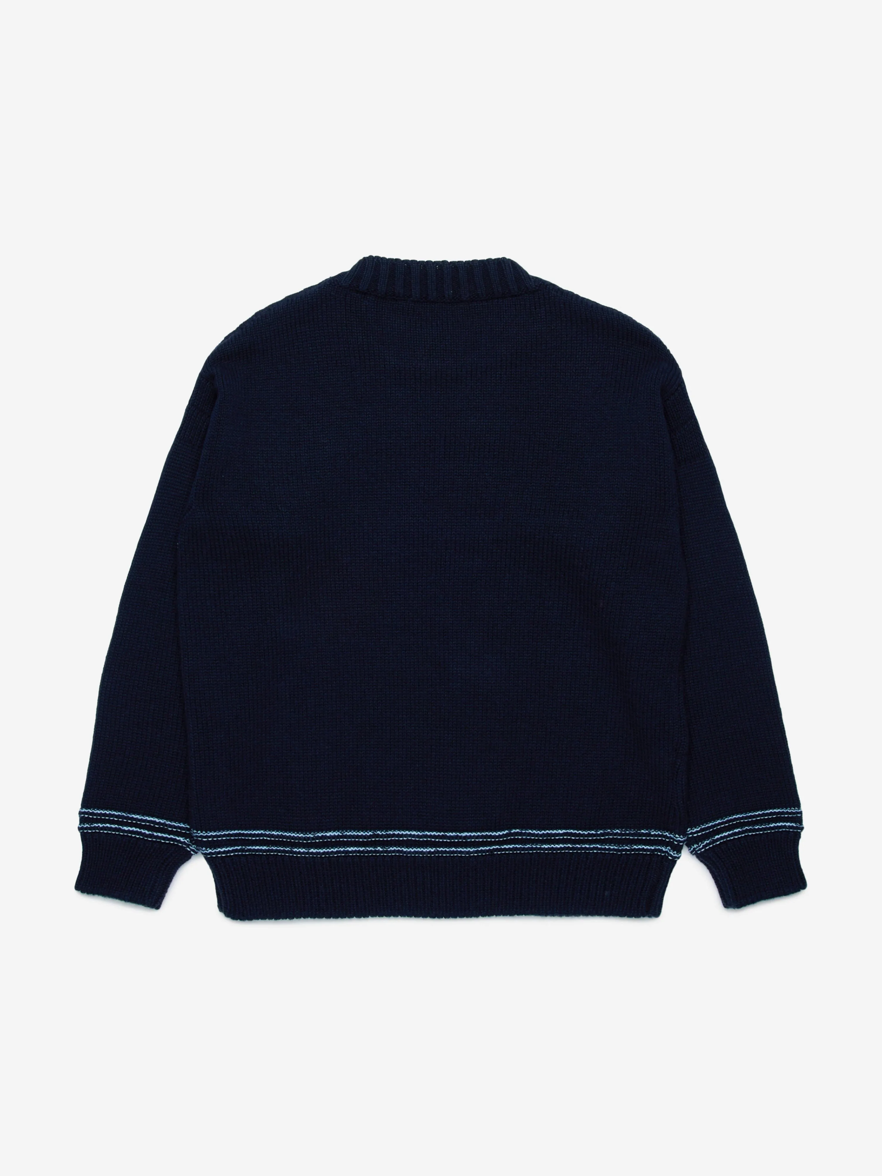 MARNI Kids Logo Jumper in Navy