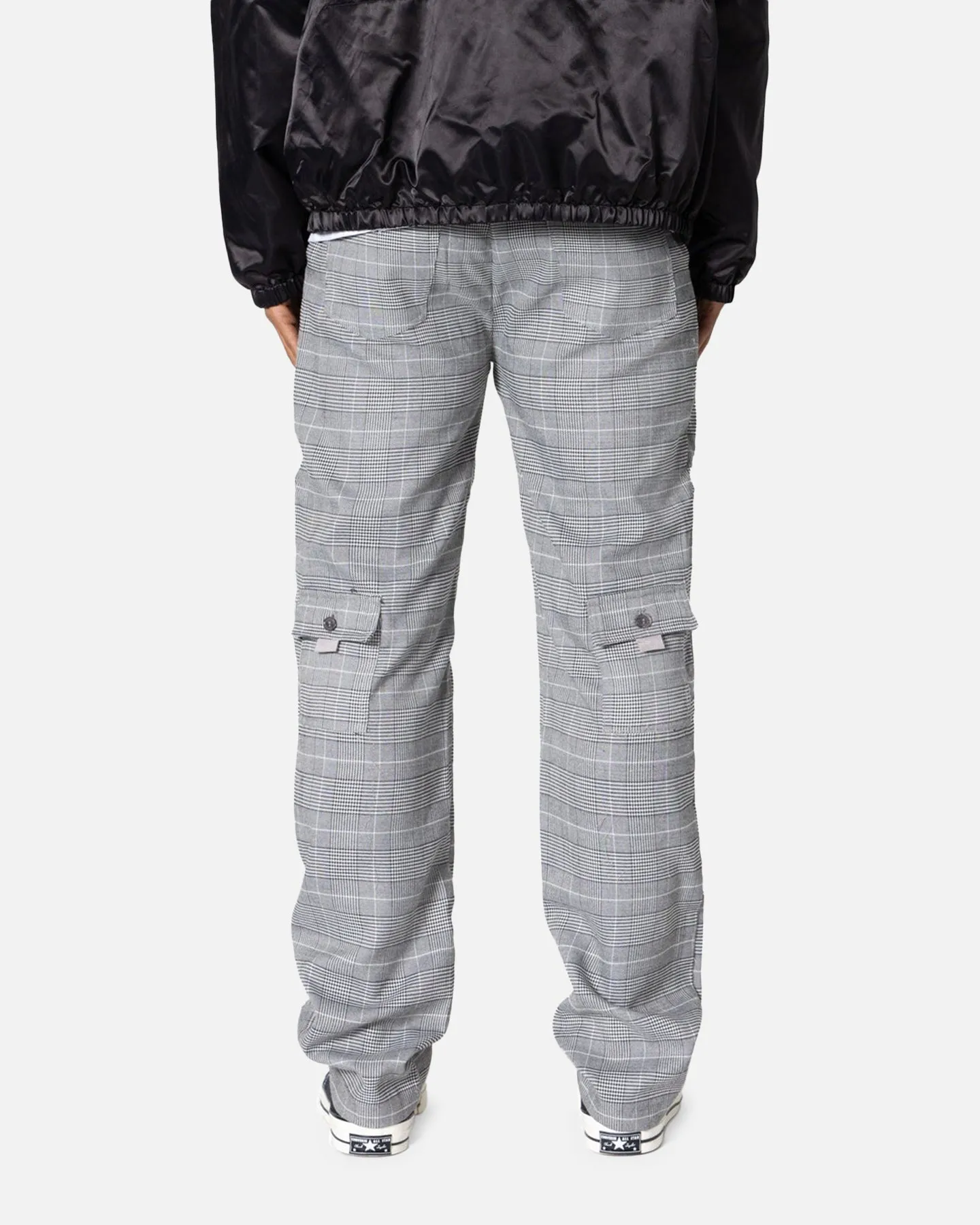 MNML Plaid All Over Pocket Pants Grey