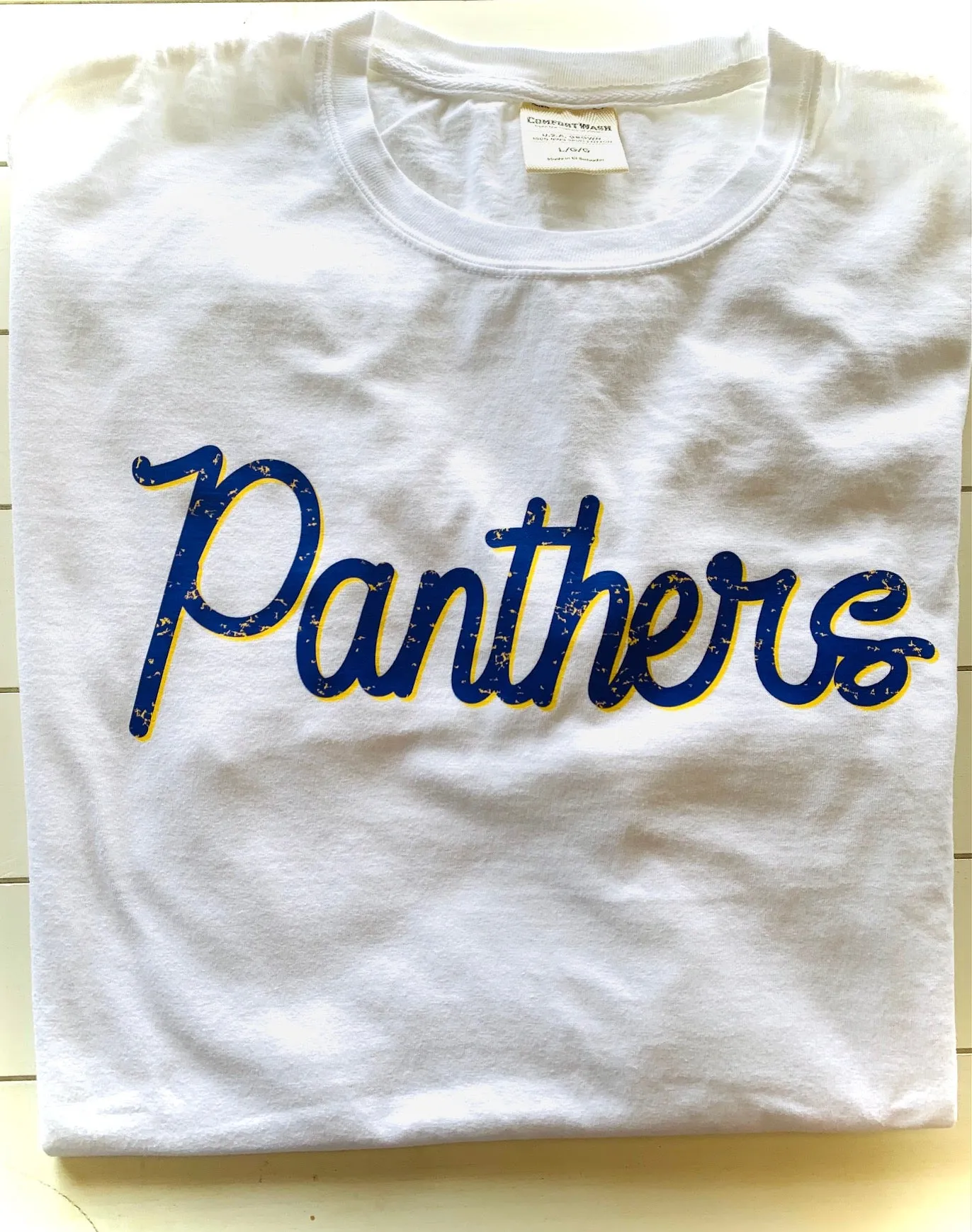 Oakwood Panthers School Script Spirit Tee