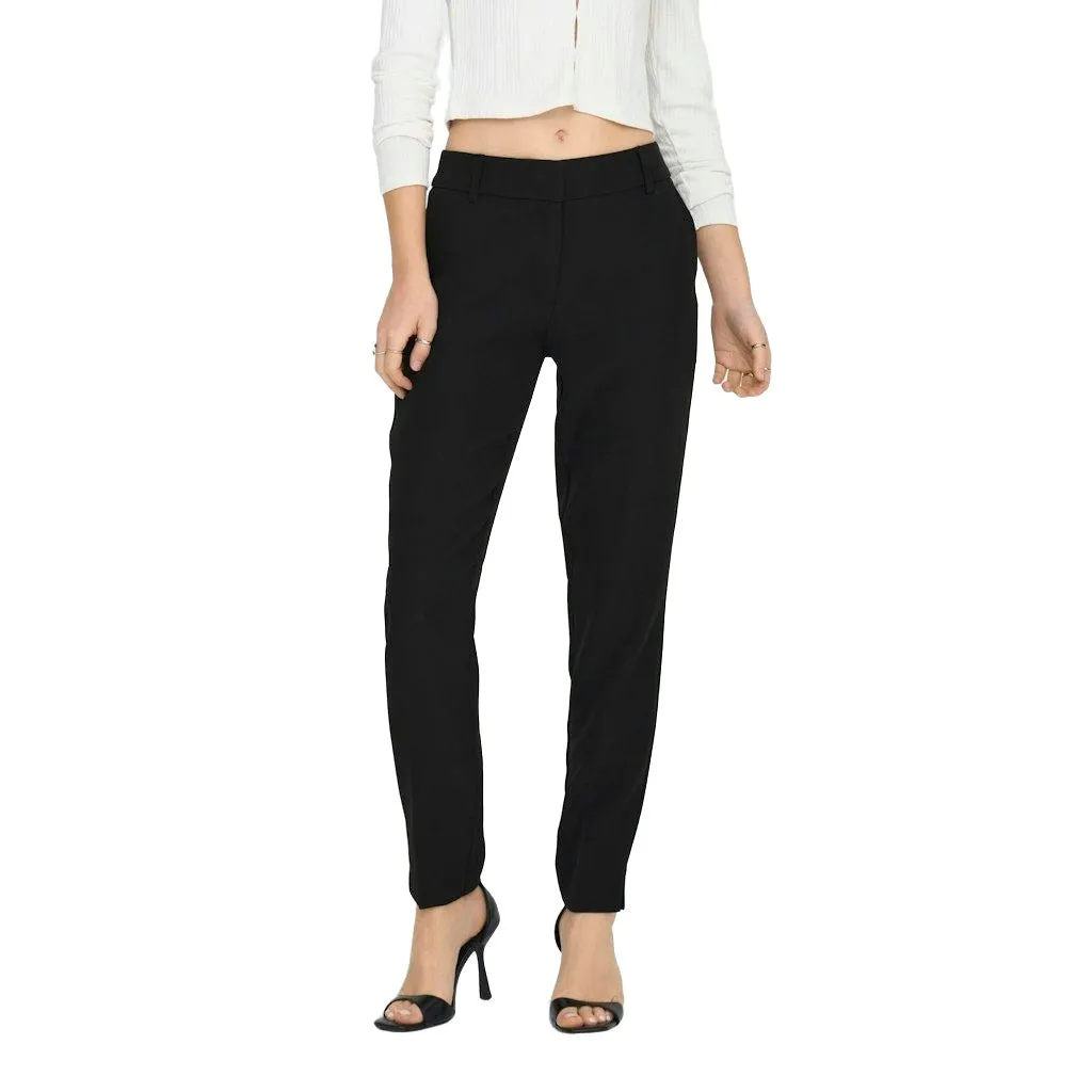 Only Womens Veronica-Elly Life HW Pant Black