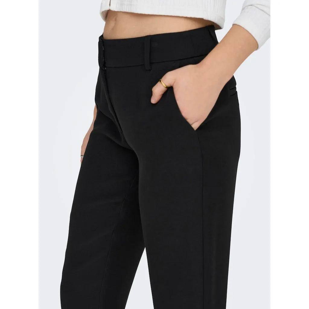 Only Womens Veronica-Elly Life HW Pant Black