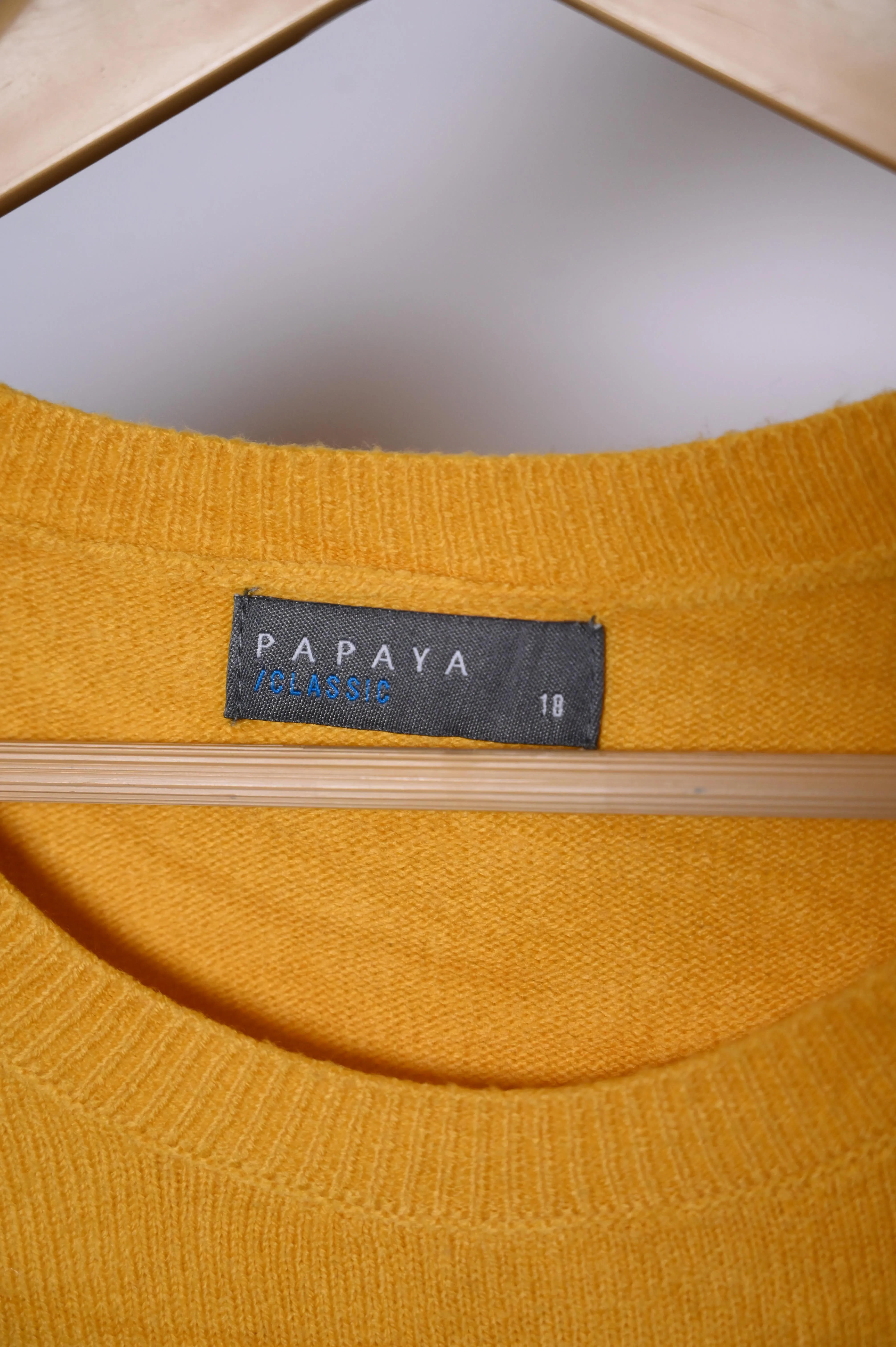 Papaya Yellow Large Cozy Sweatshirt