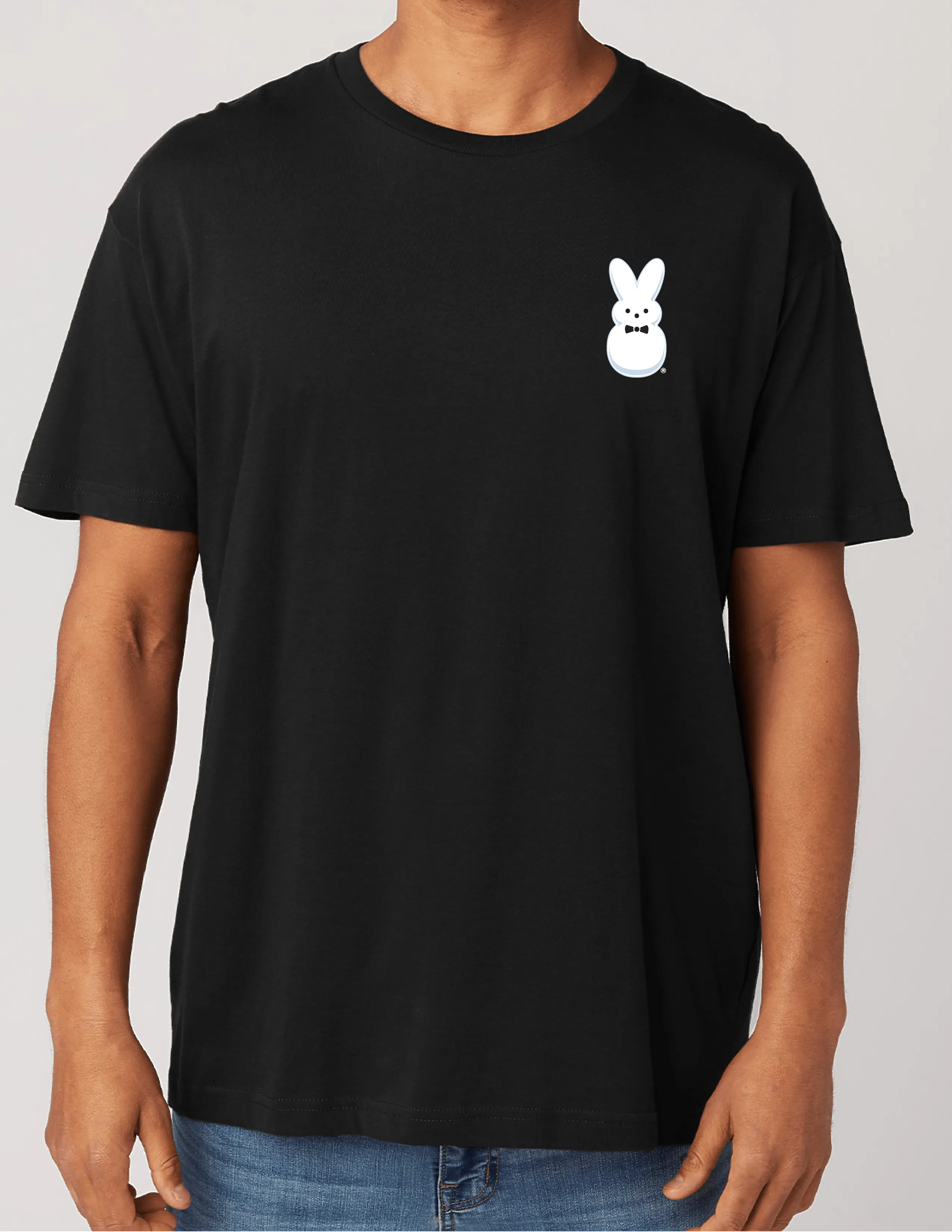 Peeps® Simple Bunny Left Chest Unisex Graphic Tee