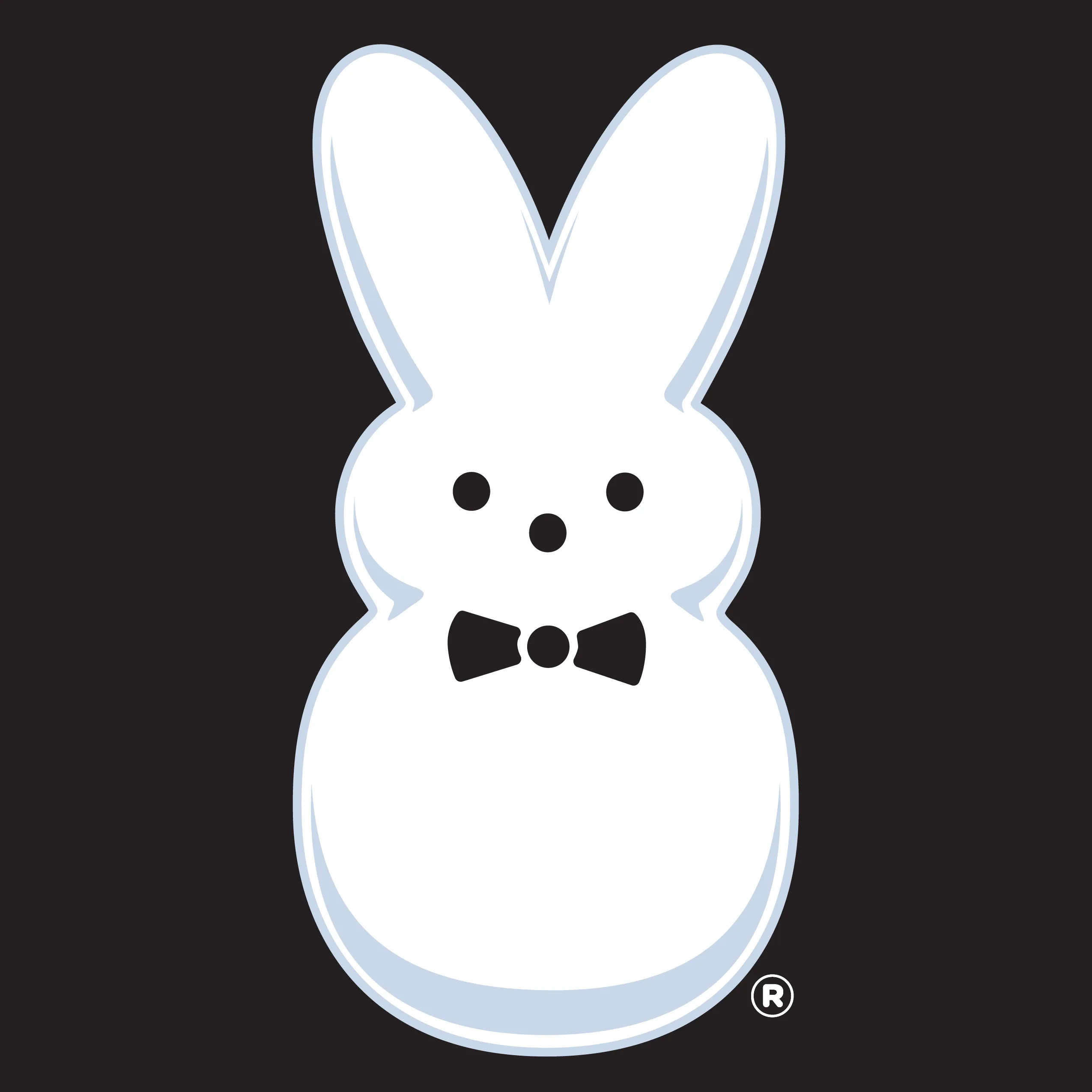 Peeps® Simple Bunny Left Chest Unisex Graphic Tee