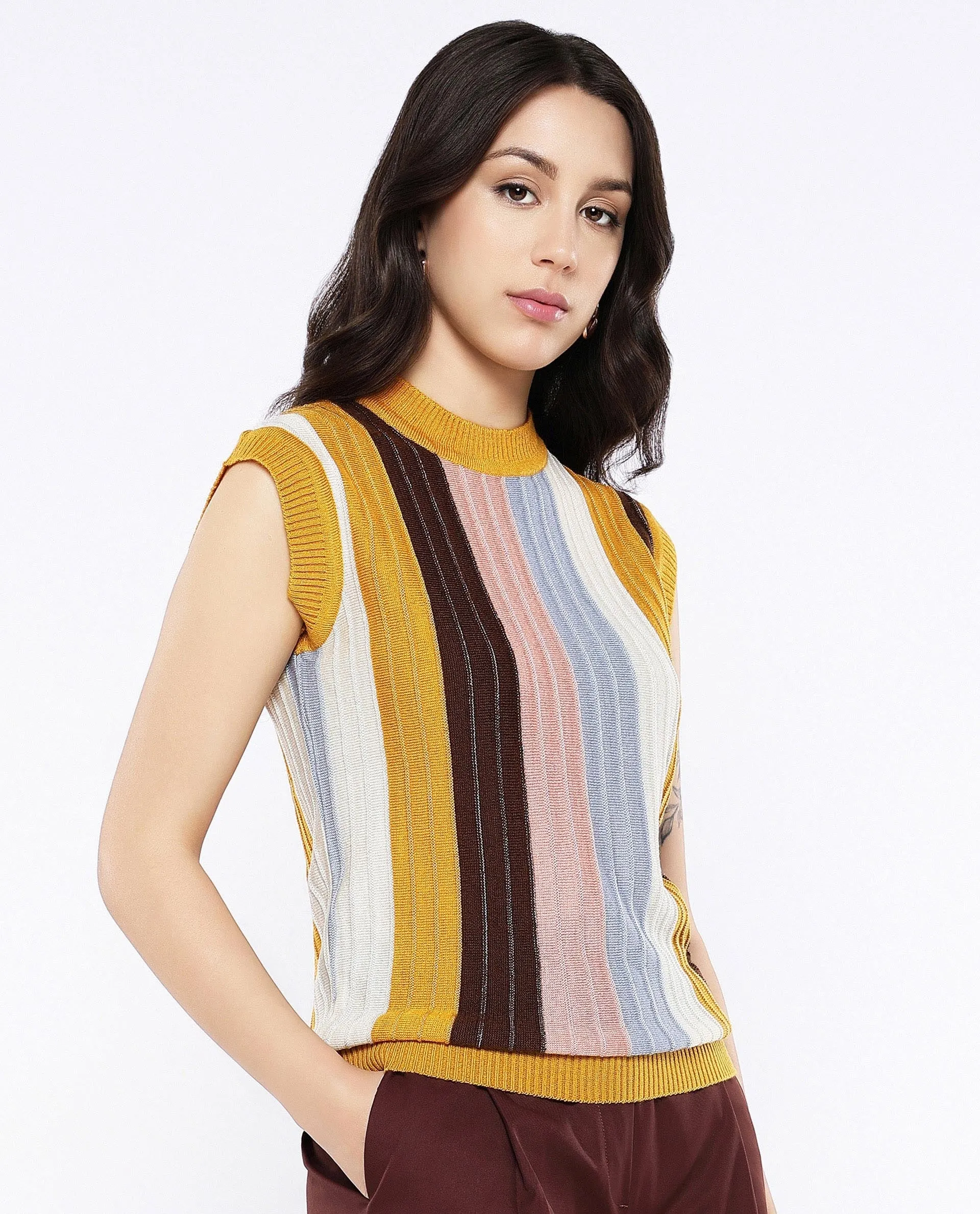 Rareism Women Saronara Multi Printed Top