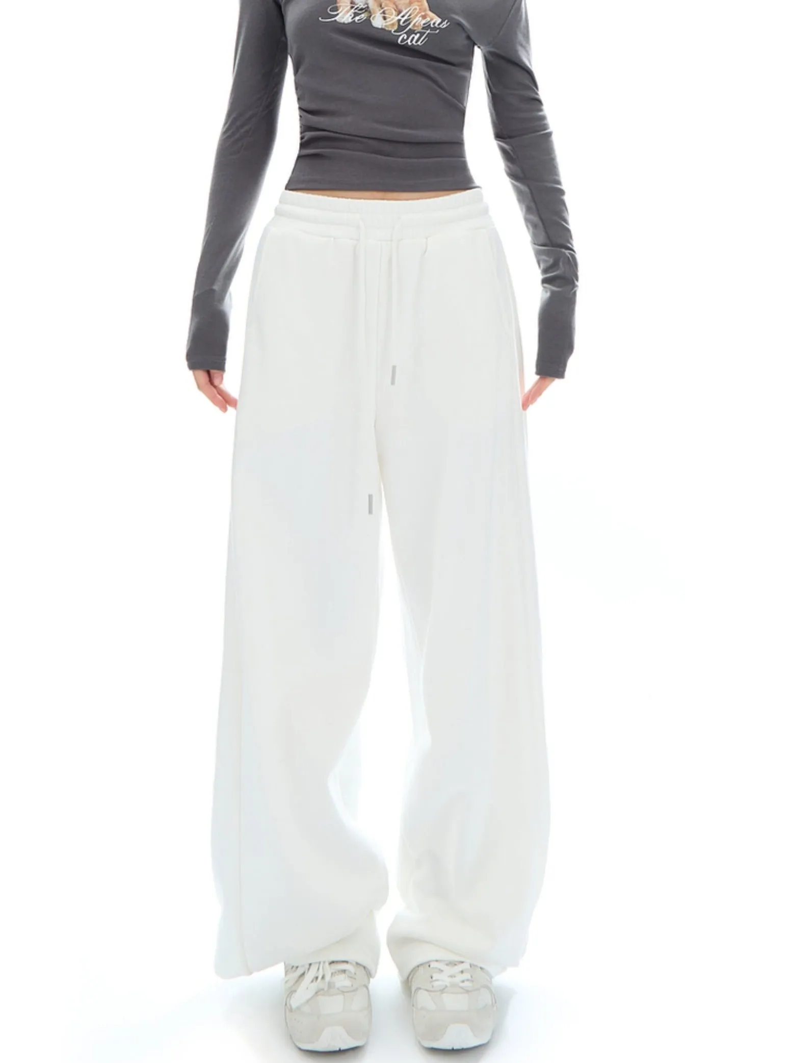 Relaxed Wide-Leg Sweatpants