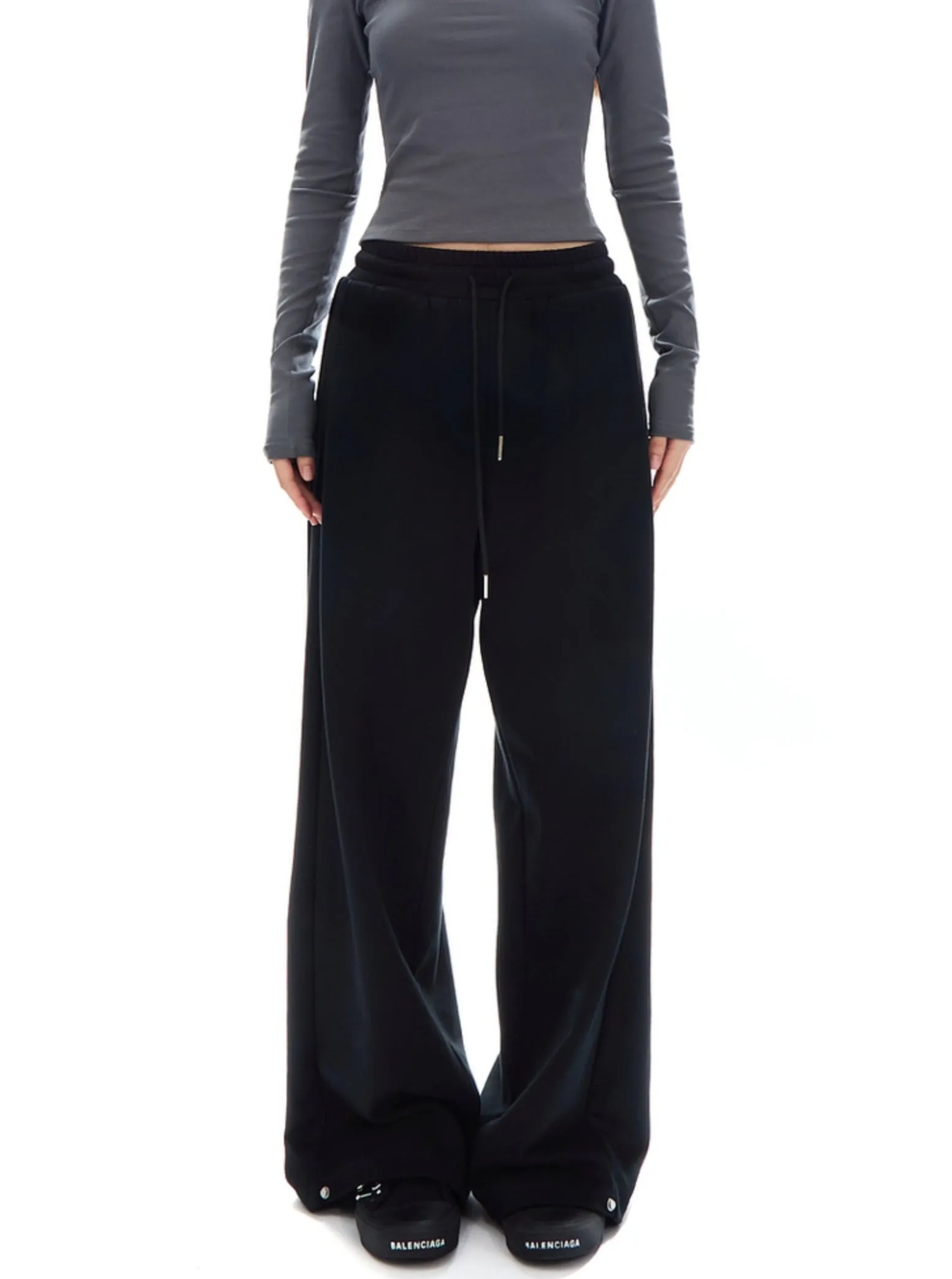 Relaxed Wide-Leg Sweatpants