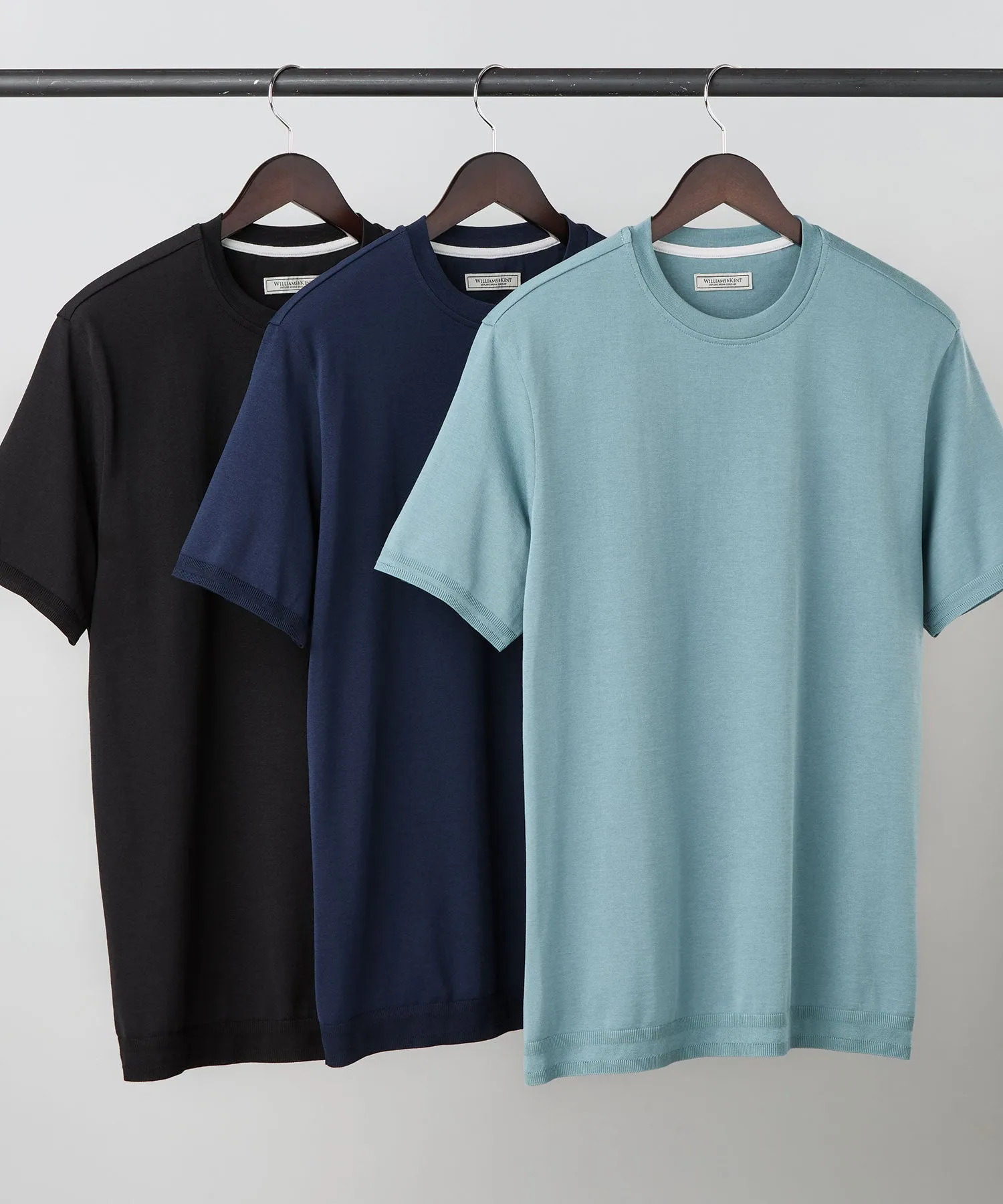 Ribbed Cotton Crewneck Tee