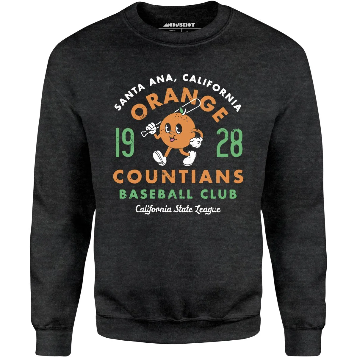 Santa Ana Orange Countians - California - Vintage Defunct Baseball Teams - Unisex Sweatshirt