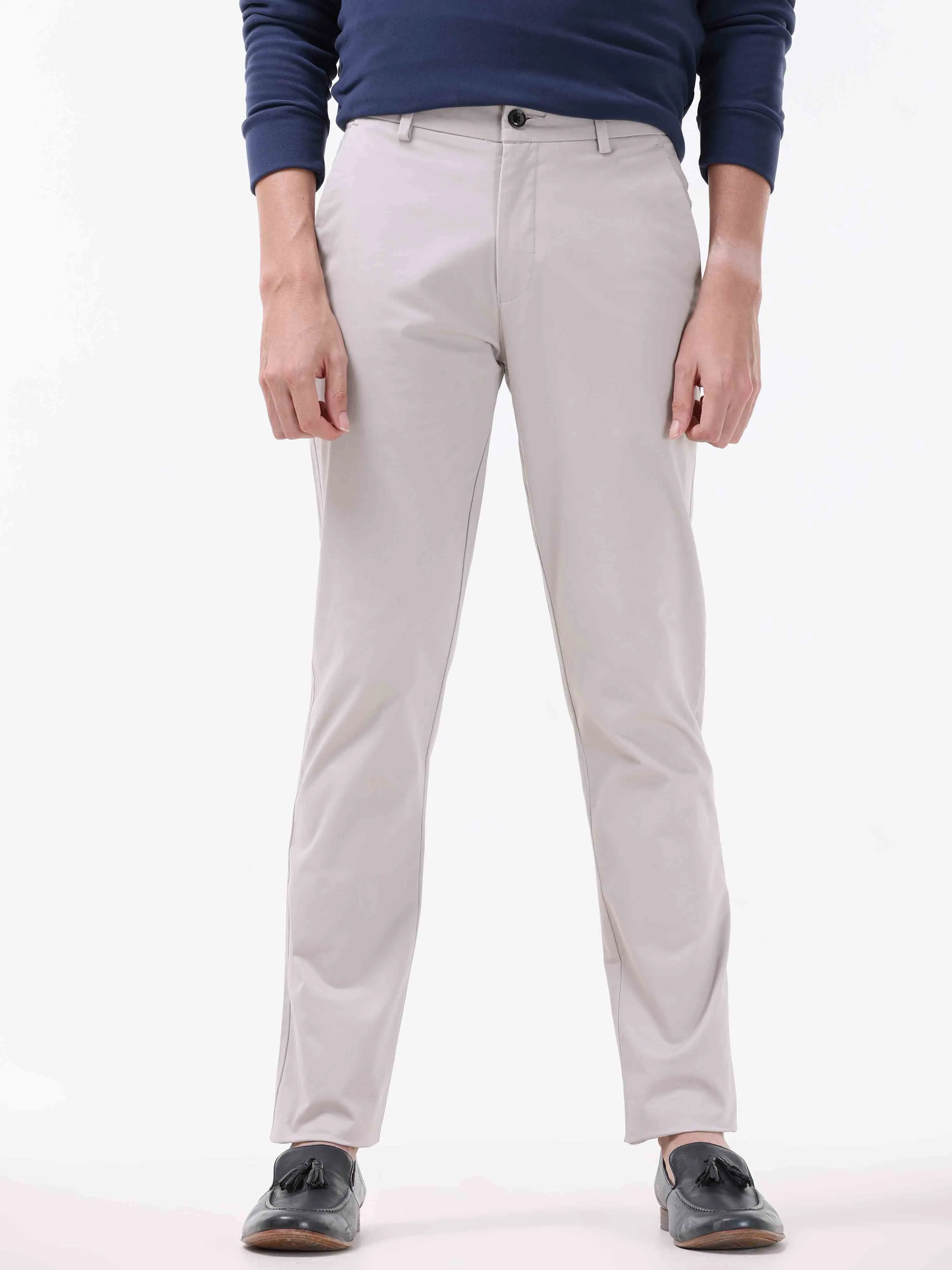 Semi Liquid Statement Ecru Chino