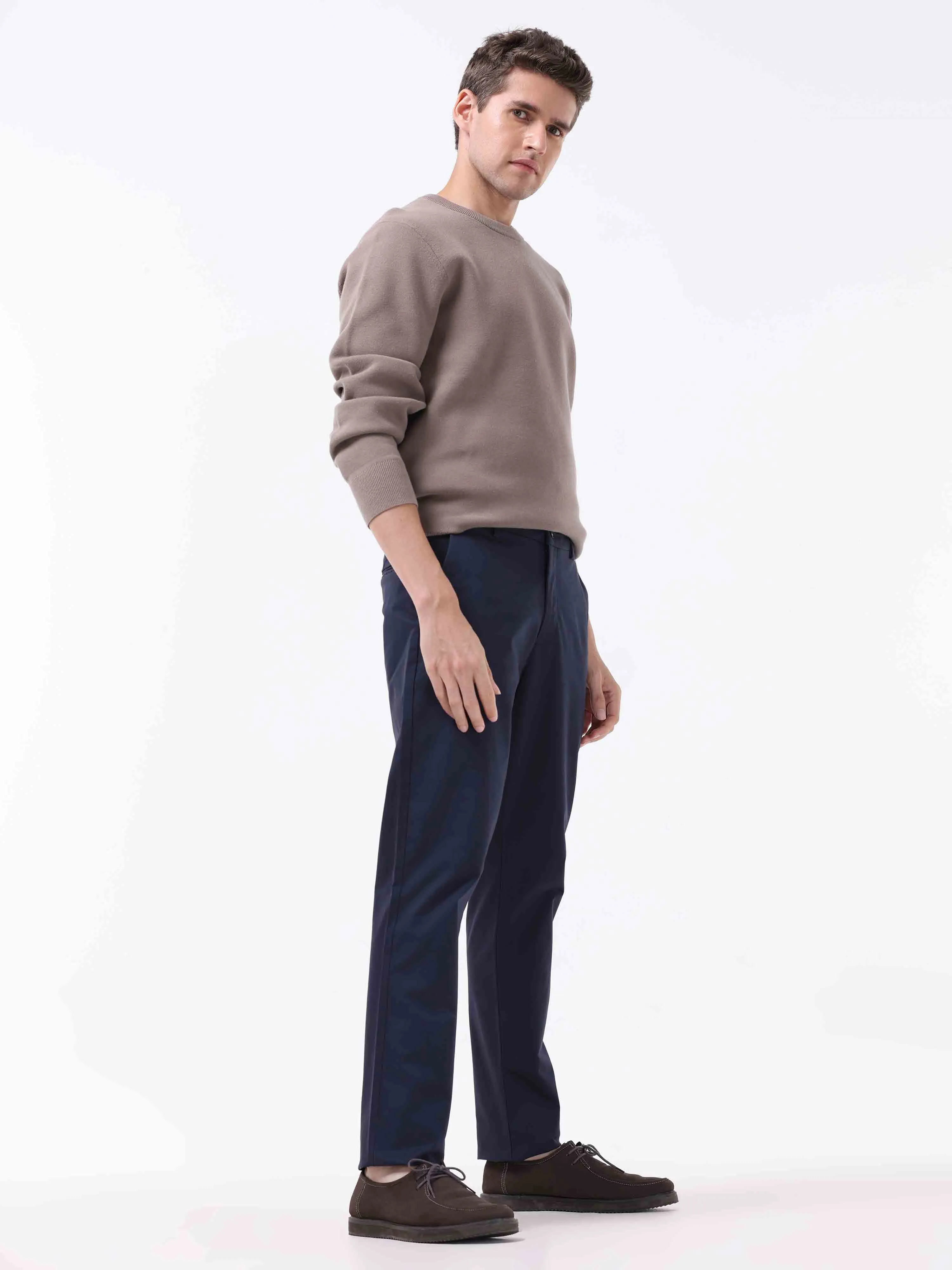 Semi Liquid Statement Navy Chino