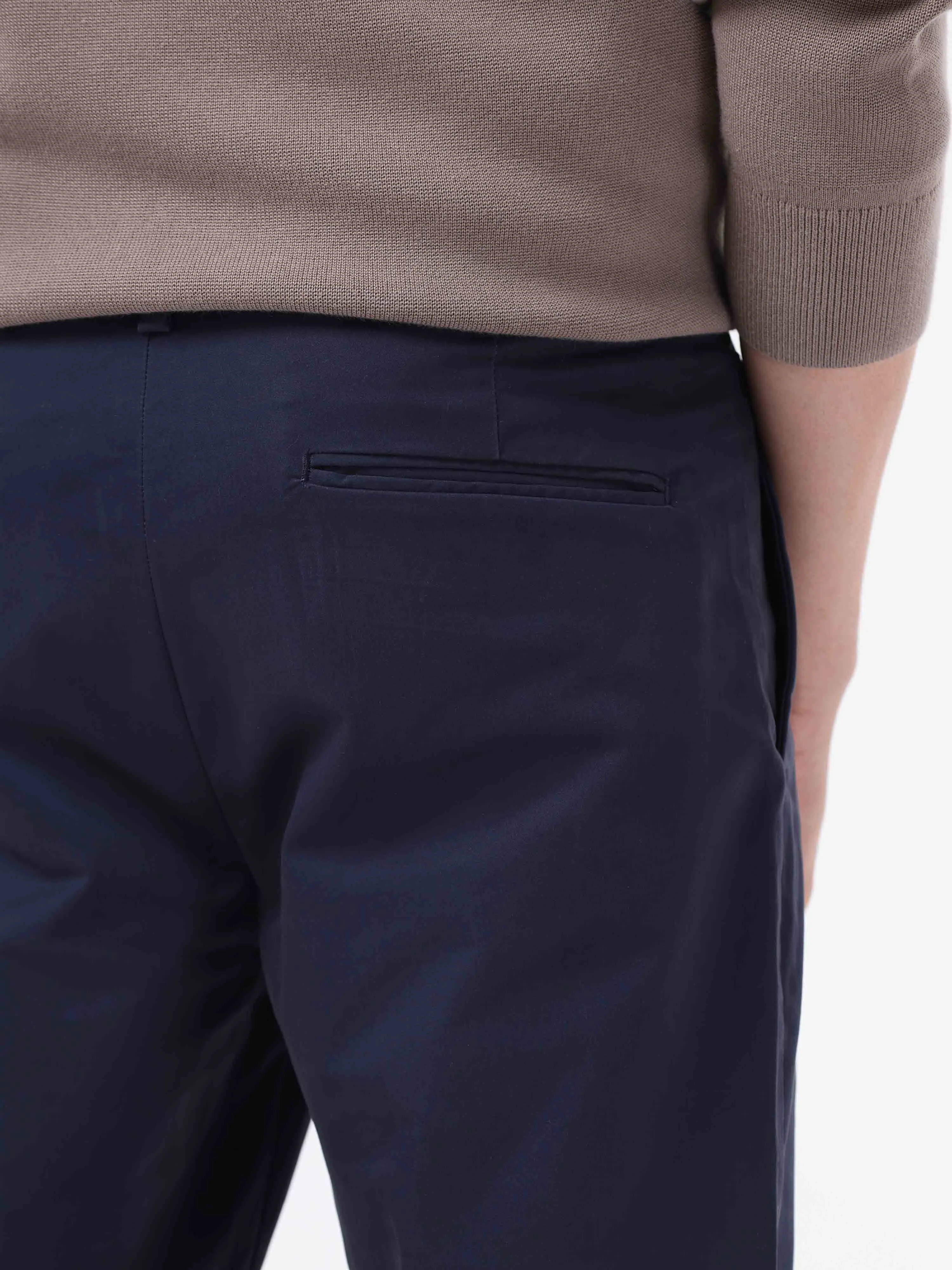 Semi Liquid Statement Navy Chino