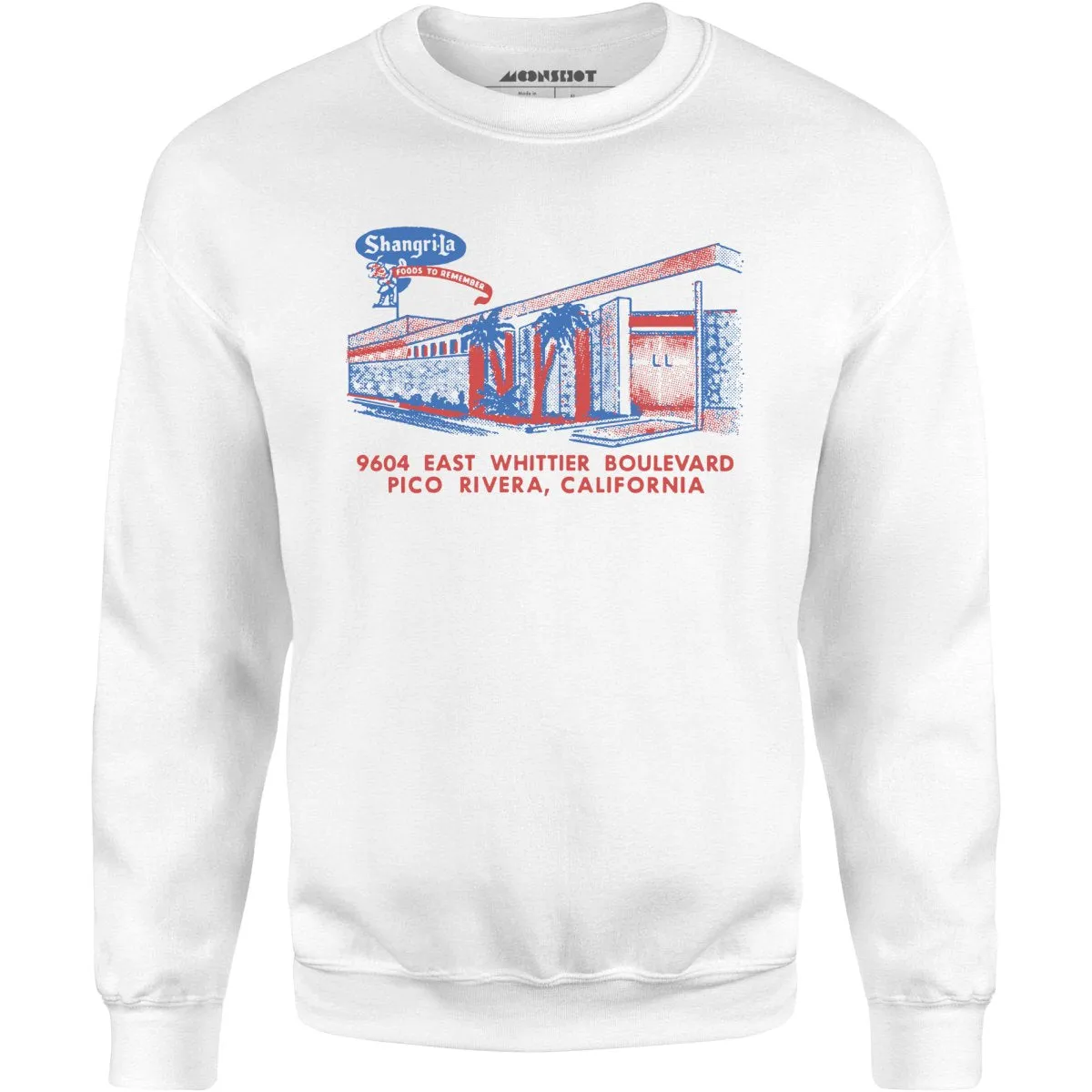 Shangri-La - Pico Rivera, CA - Vintage Restaurant - Unisex Sweatshirt