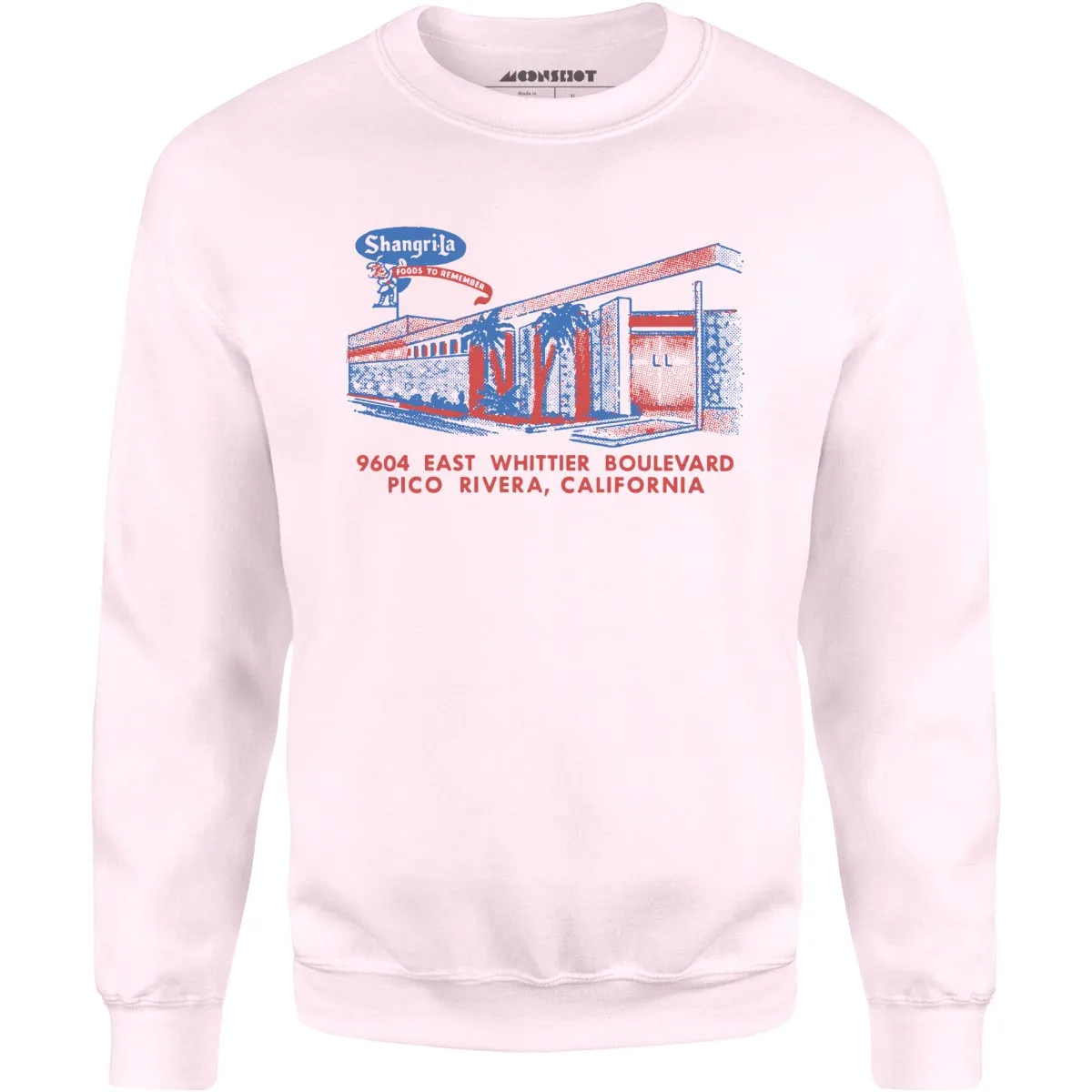 Shangri-La - Pico Rivera, CA - Vintage Restaurant - Unisex Sweatshirt