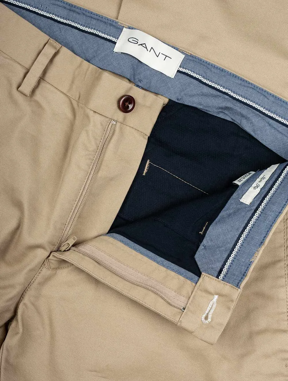 Slim Chinos Dark Khaki