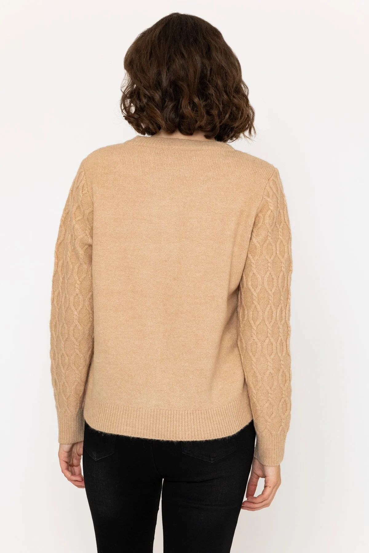 Soft Touch Cardigan in Camel