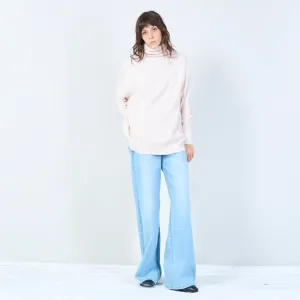 Soft turtleneck knit sweater wholesale